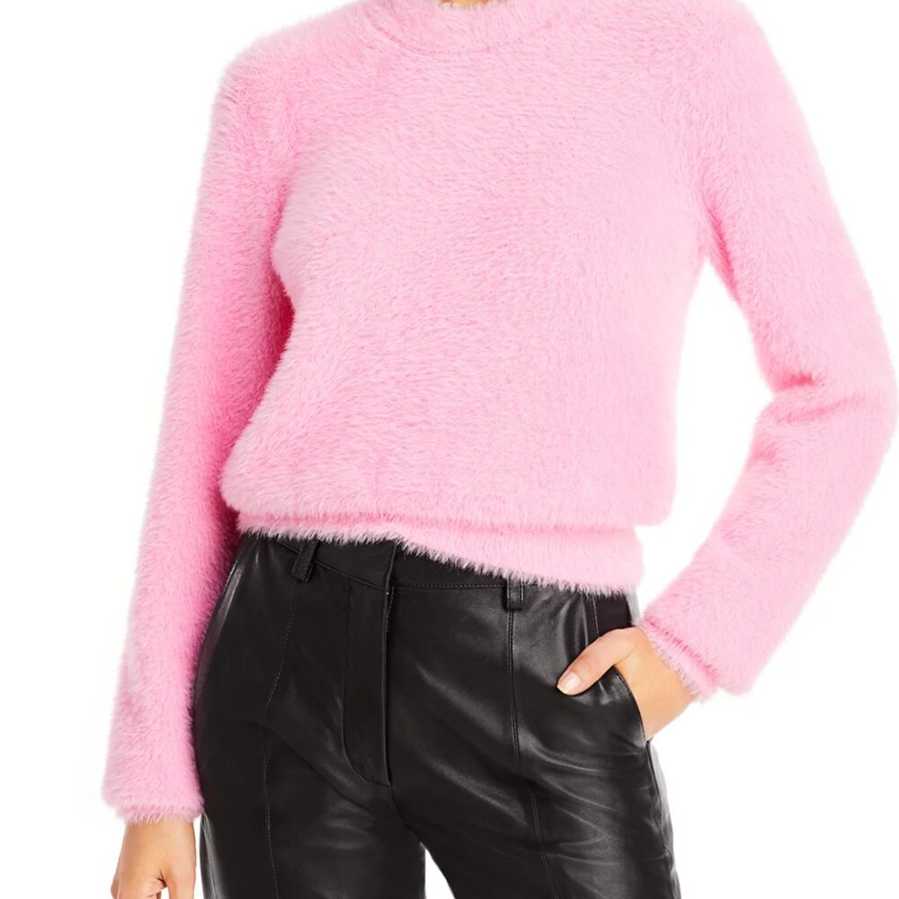 T by Alexander Wang Fuzzy Crewneck Pullover Sweater – Size M